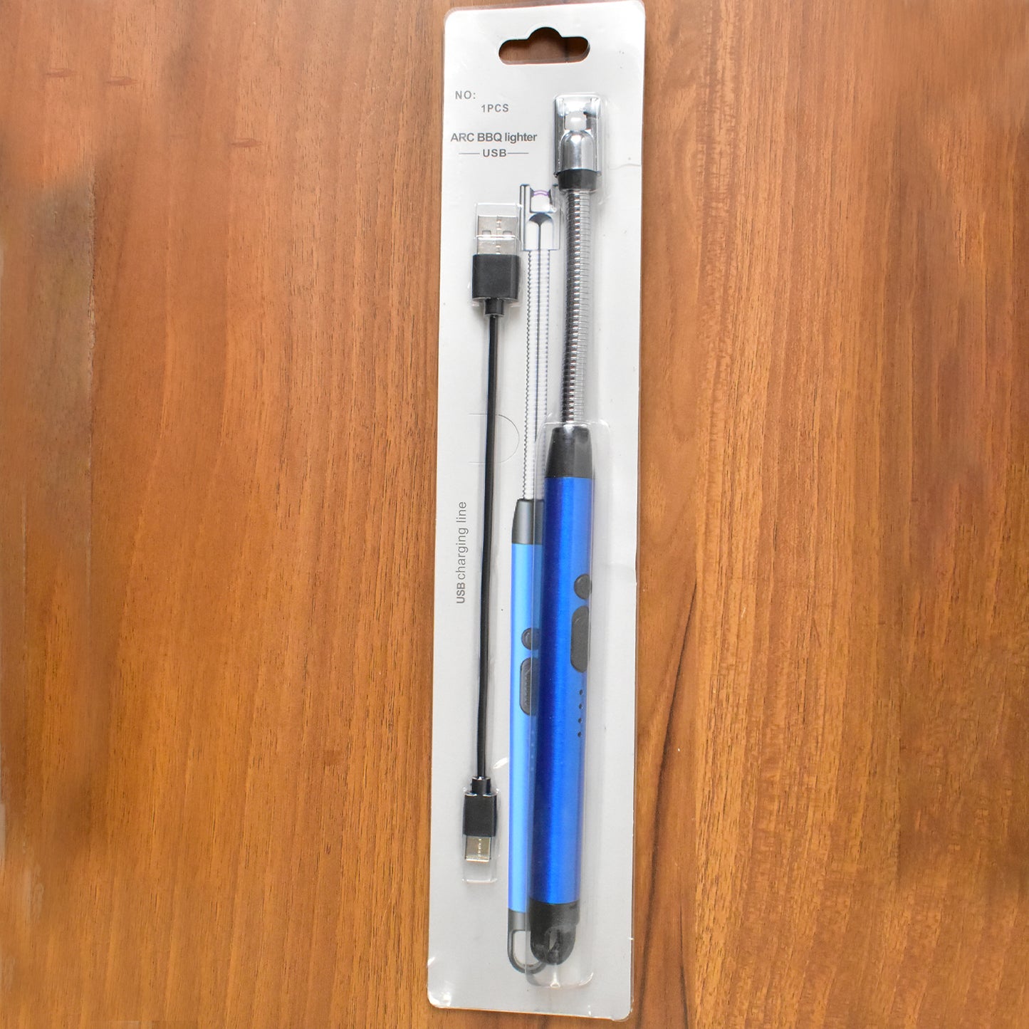 Metal Rechargeable Electric Arc Lighter With Flexible Neck
